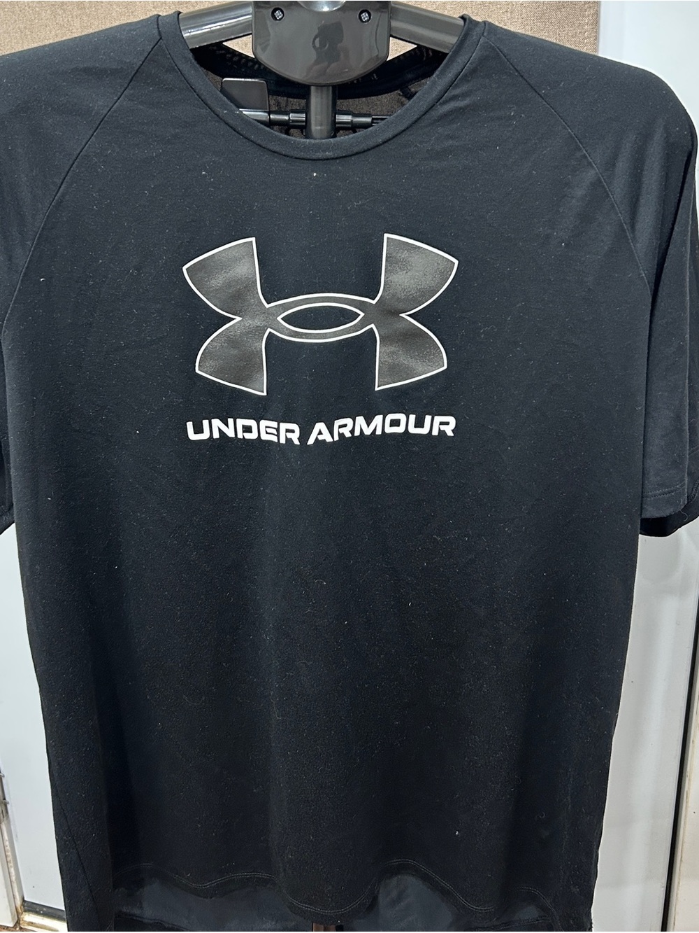 LG Black Short-Sleeve Tee with White Logo